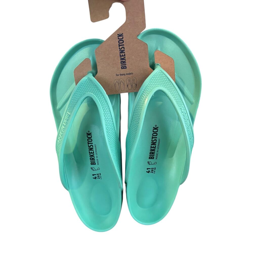 New Birkenstock Honolulu EVA Womens/ Mens Flip Flops Jade Green Sandal Size 41